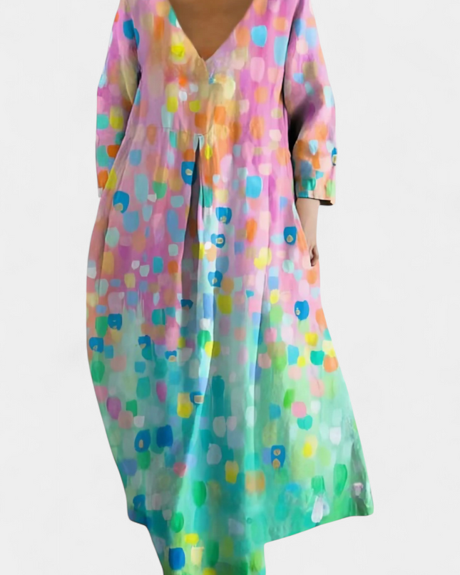 Isalinde | Comfortable V-Neck Dress