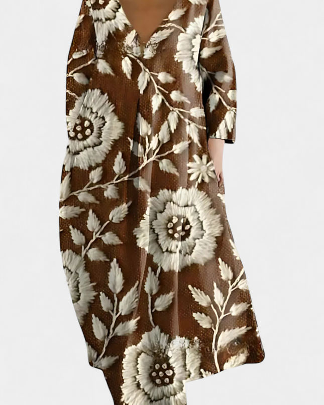 Isalinde | Comfortable V-Neck Dress