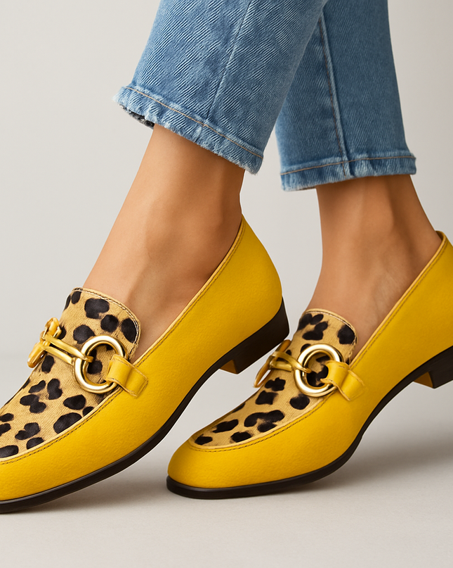 Loafers for Women | Patterned Detail Slip On