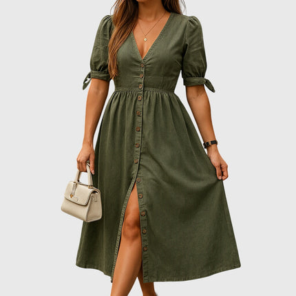 Jacqueline | Elegant Denim Dress