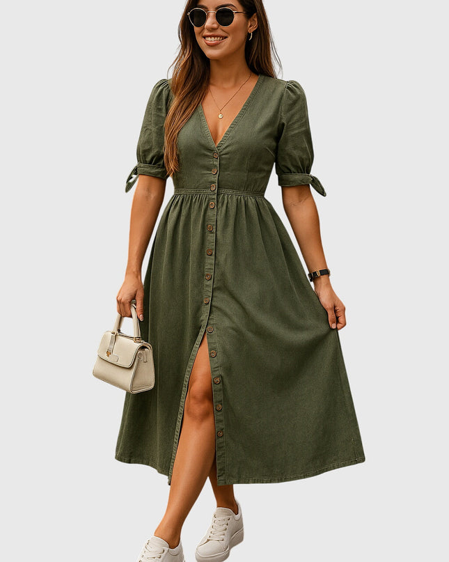 Jacqueline | Elegant Denim Dress