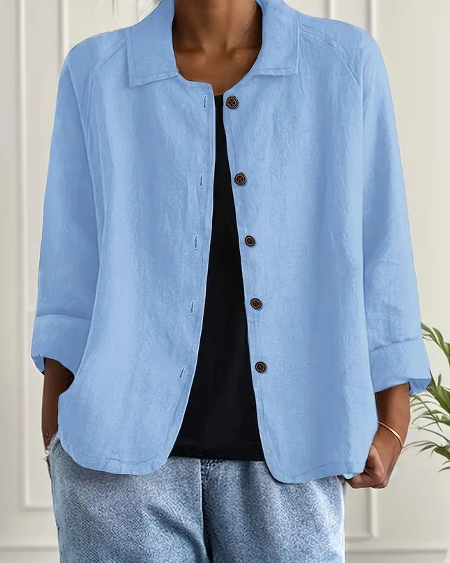 Women’s Blouse | Long Sleeve Button-Up