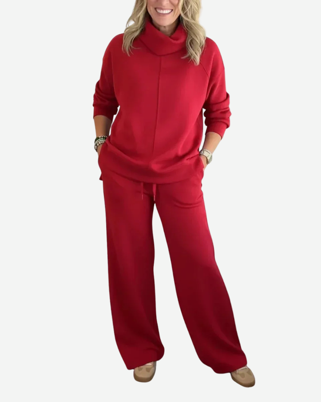 Evelyne - Two-Piece Travel Set With Turtleneck