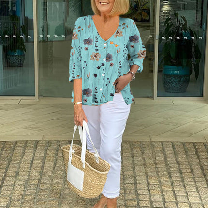 Women's Blouse | Three-Quarter Sleeve