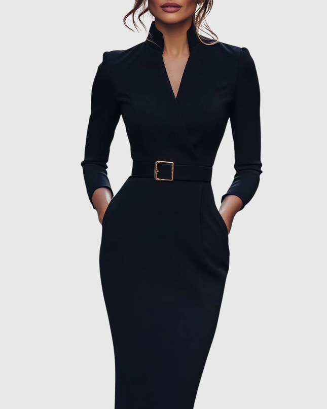 Claribel | Refined Midi Dress