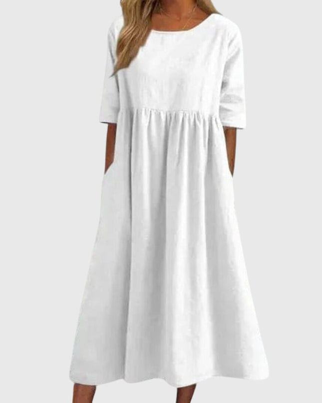 Haisley | Elegant Short-Sleeved Dress