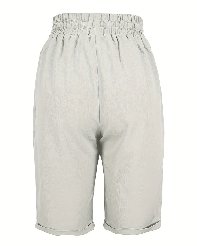 Women's Shorts | Pull-On Straight Leg Cropped