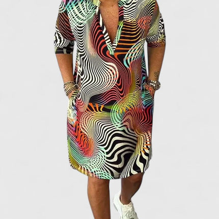Helinae | Sophisticated V-Neck Dress