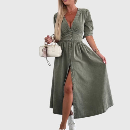 Sophia | Elegant Denim Dress