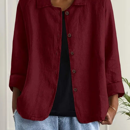 Women’s Blouse | Long Sleeve Button-Up