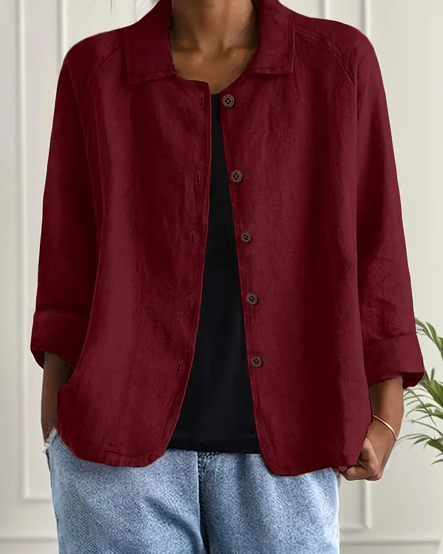Women’s Blouse | Long Sleeve Button-Up