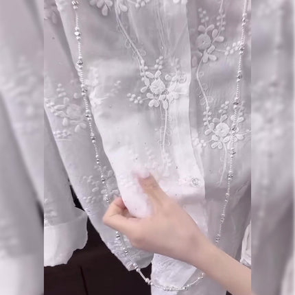 Women's Blouse | Floral Embroidered
