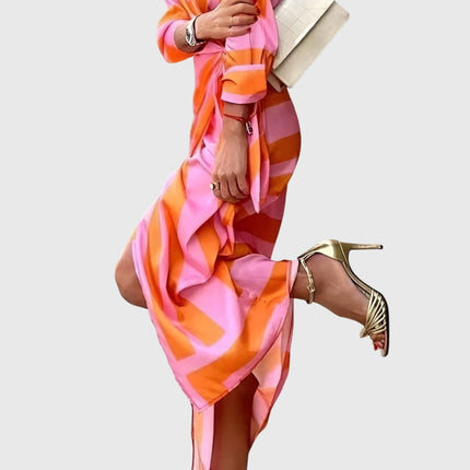 Everly | Elegant Wrap Dress With Print