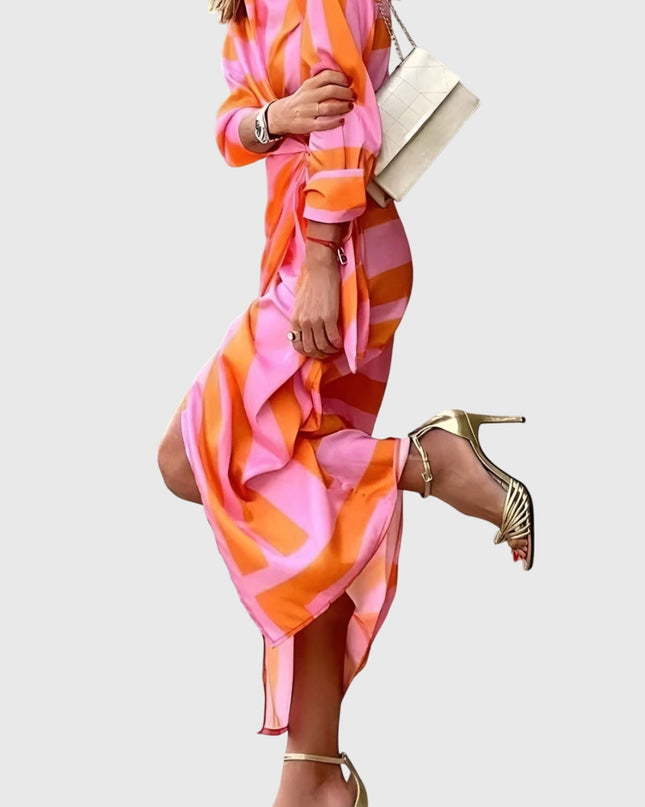 Everly | Elegant Wrap Dress With Print
