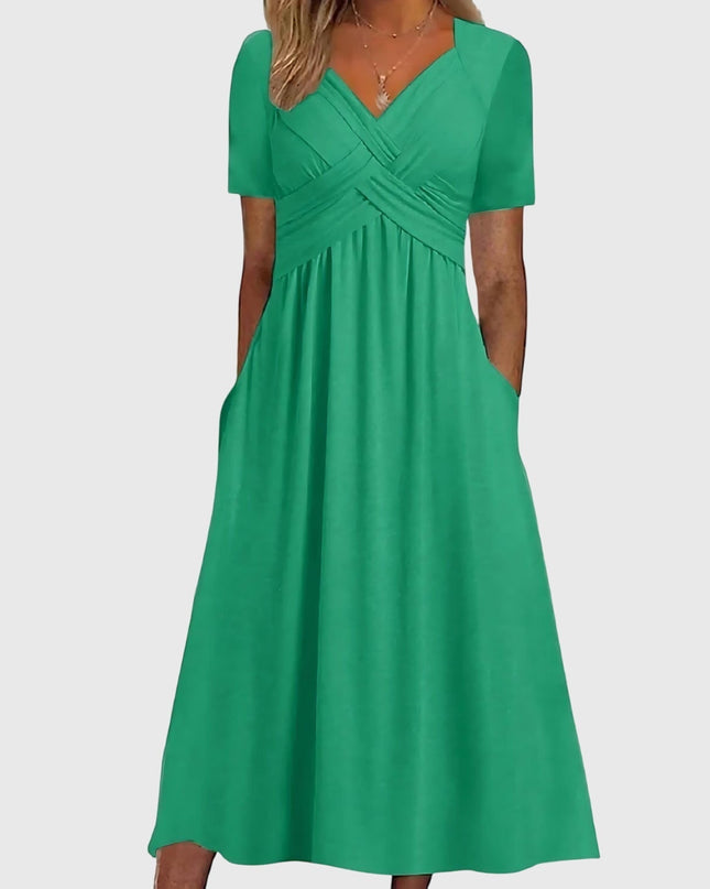 Viola | Midi Dress With Tummy Control