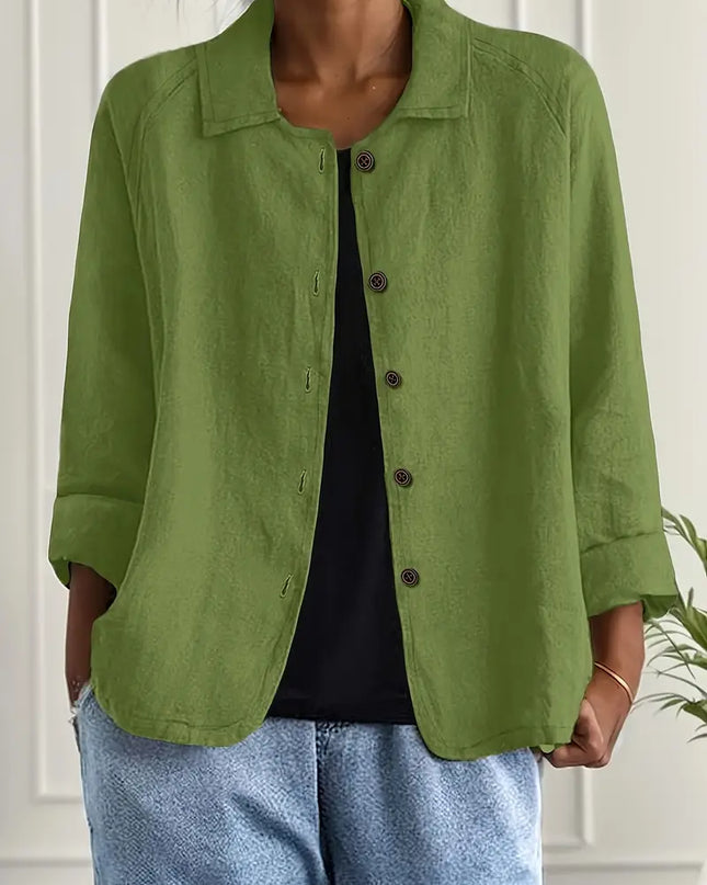 Women’s Blouse | Long Sleeve Button-Up