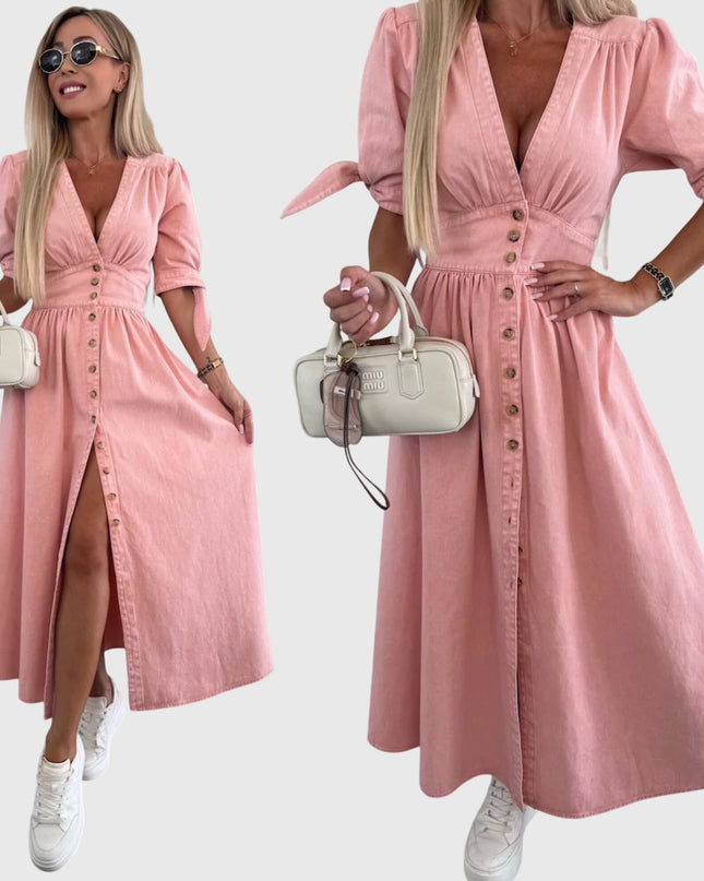 Sophia | Elegant Denim Dress