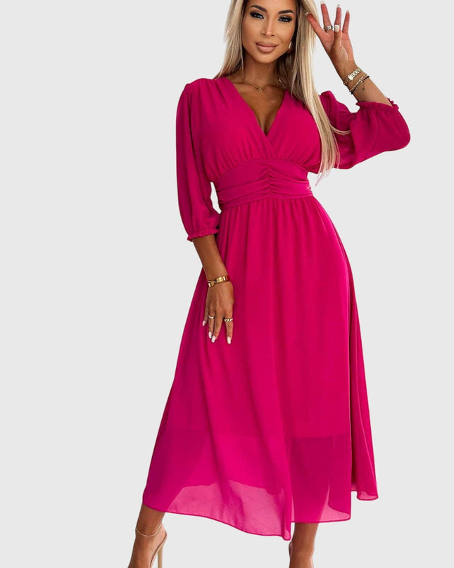 Chloe | Lightweight Silky Chiffon Dress