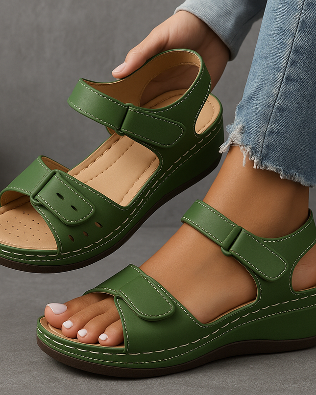 Sandals For Women | Open Toe Ankle Strap With Platform Sole