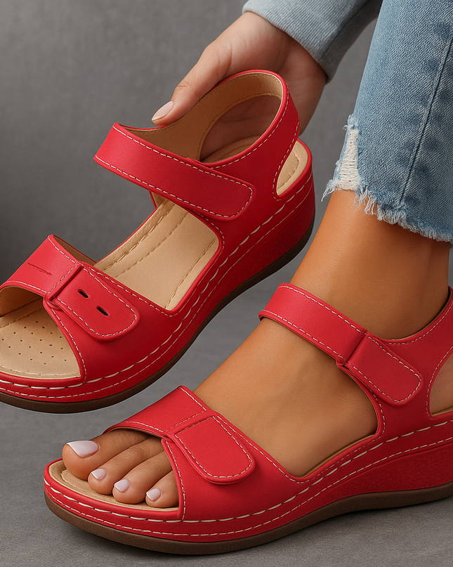 Sandals For Women | Open Toe Ankle Strap With Platform Sole