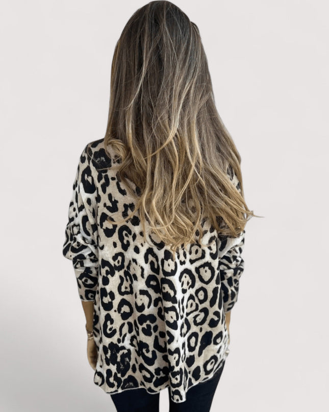 Women's Blouse | Leopard Print Pattern