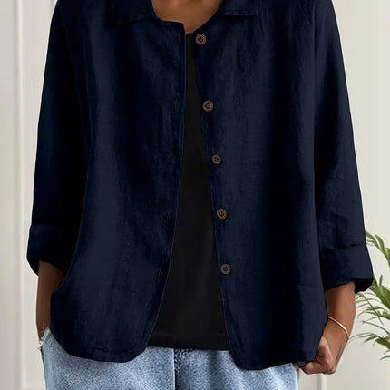 Women’s Blouse | Long Sleeve Button-Up