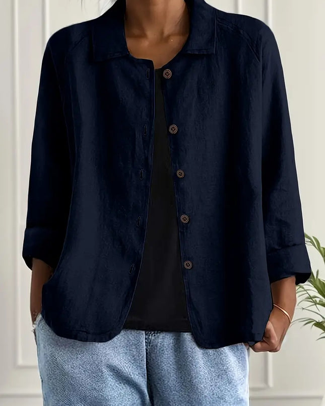 Women’s Blouse | Long Sleeve Button-Up