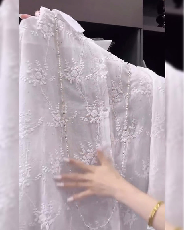 Women's Blouse | Floral Embroidered
