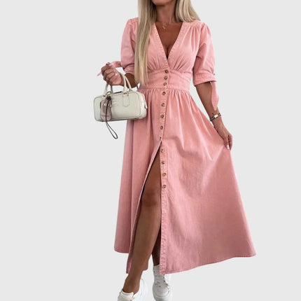 Sophia | Elegant Denim Dress