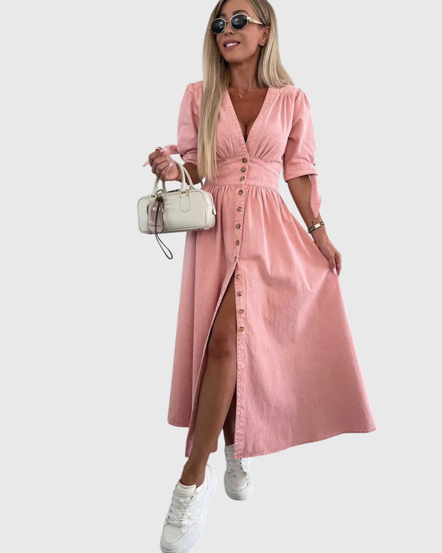 Sophia | Elegant Denim Dress