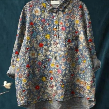 Women’s Blouse | Button-Up Floral