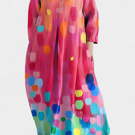 Isalinde | Comfortable V-Neck Dress