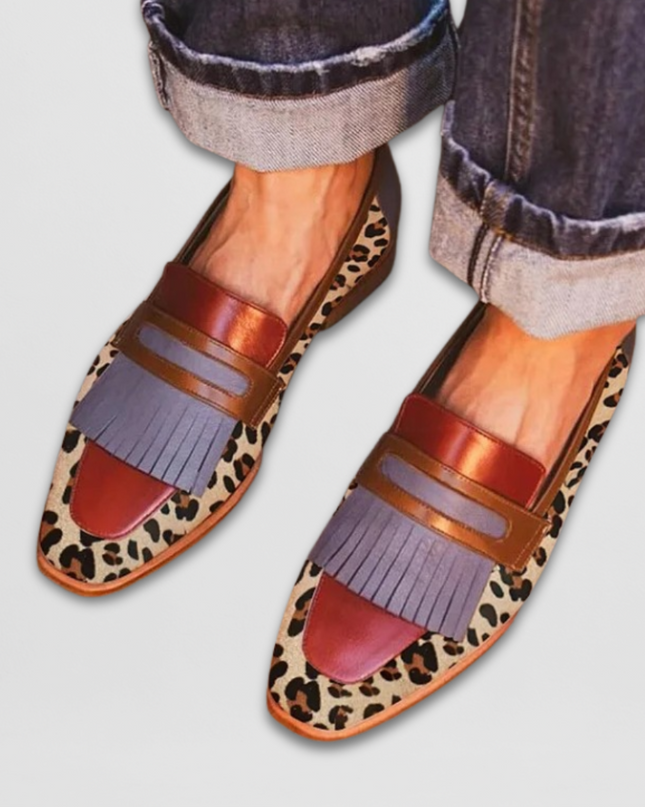 Loafers For Women | Patterned Fringe Detail