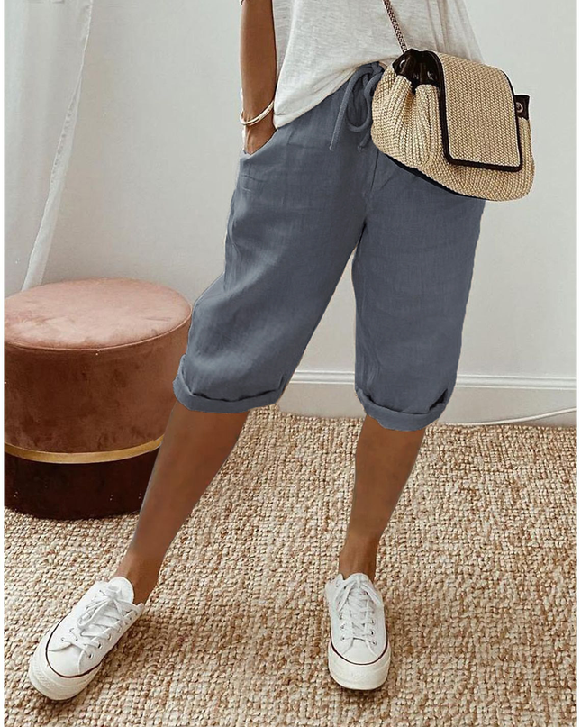 Women's Shorts | Pull-On Straight Leg Cropped