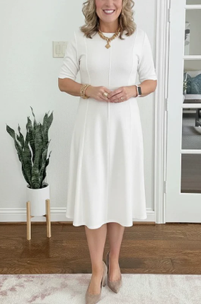 Evelyn Quinn | Retro A-Line Summer Dress