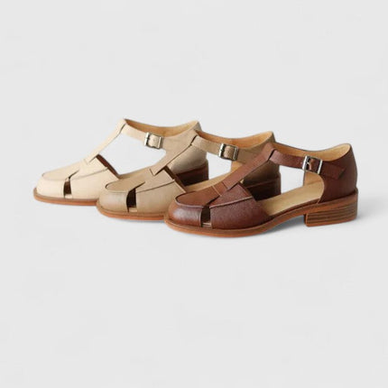 Sandals for Women |  Closed-Toe T-Strap