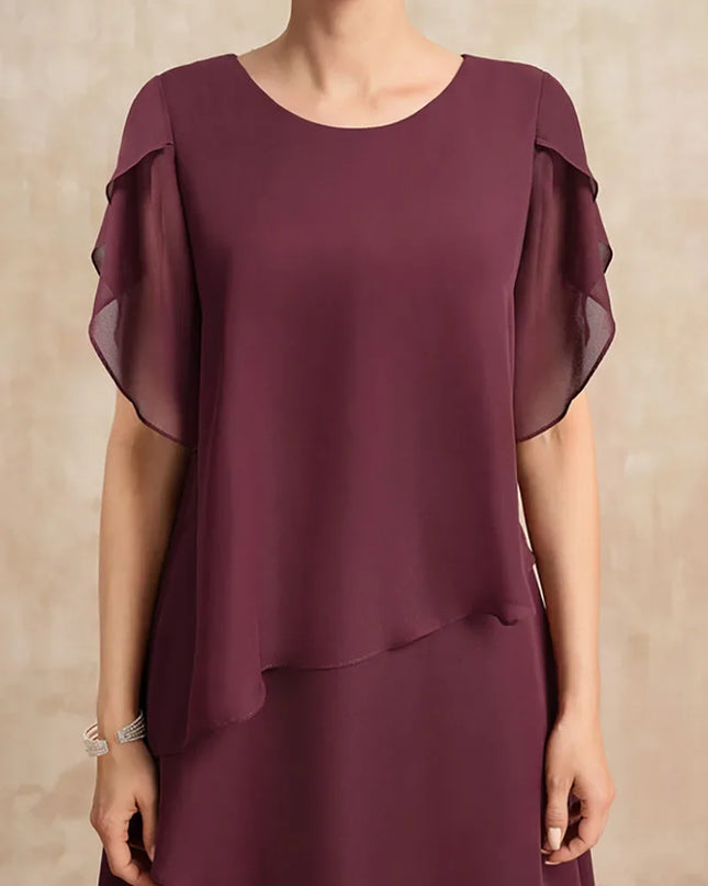 Women's Dress | Tiered Skirt Layers Midi