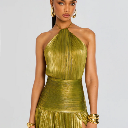 Women's Dress | Ruched Waistband Detail Maxi