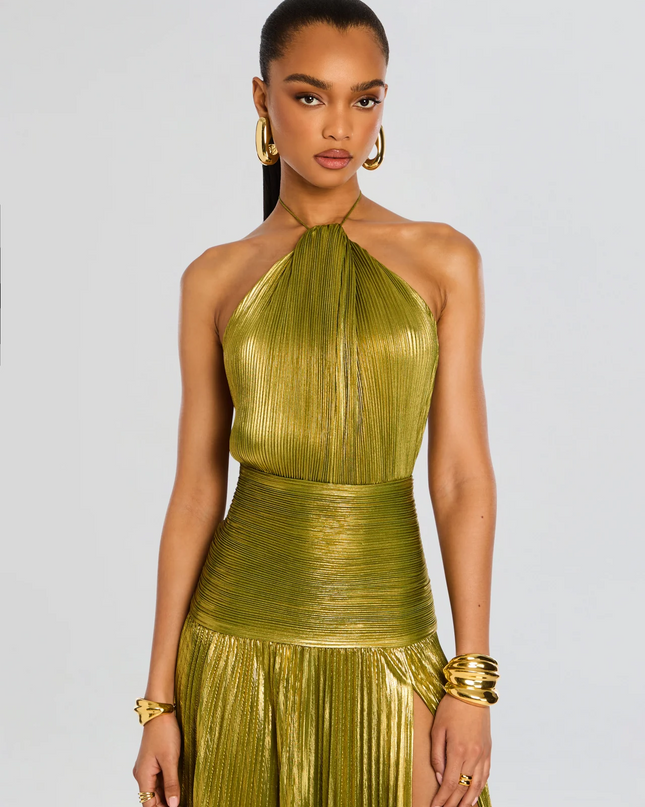 Women's Dress | Ruched Waistband Detail Maxi