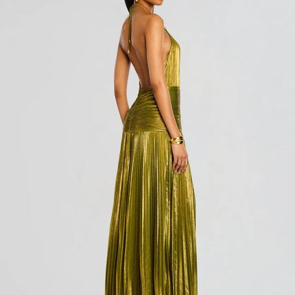 Women's Dress | Ruched Waistband Detail Maxi