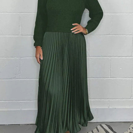 Kirstin | Elegant Pleated Two-Piece Set
