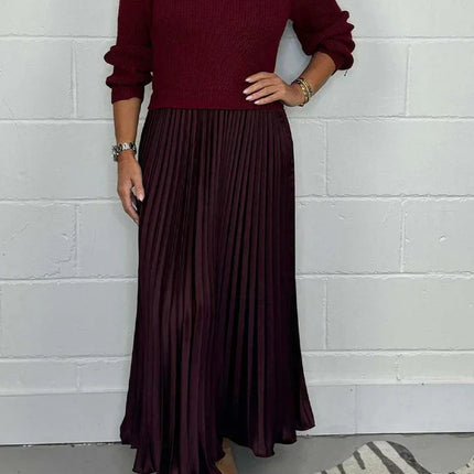 Kirstin | Elegant Pleated Two-Piece Set