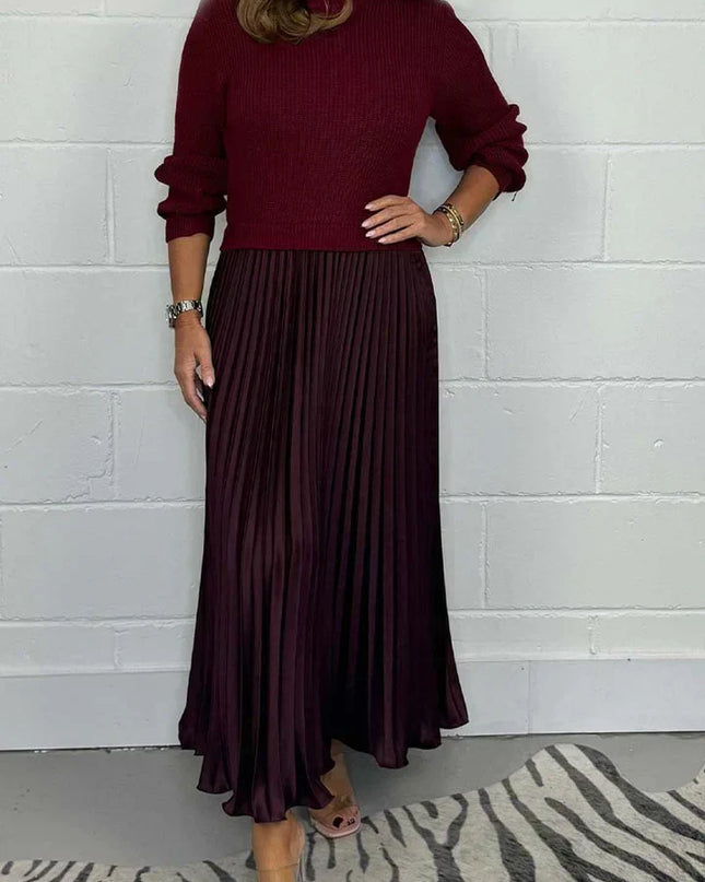 Kirstin | Elegant Pleated Two-Piece Set