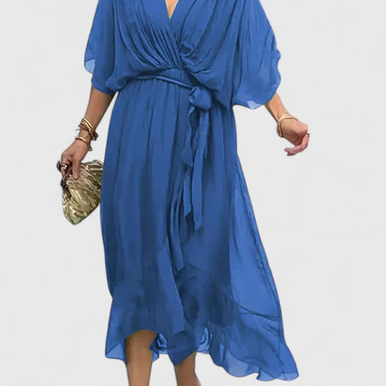 Nada | Elegant V Neck Dress