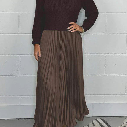 Kirstin | Elegant Pleated Two-Piece Set