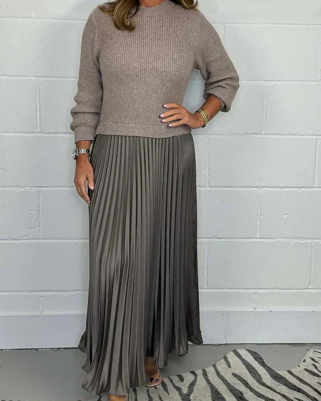 Kirstin | Elegant Pleated Two-Piece Set