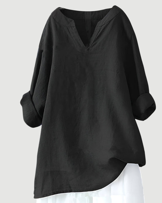Women’s Blouse | Long Sleeve V-Neck