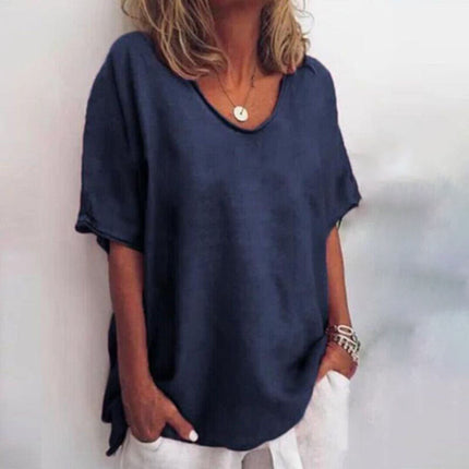 Women's Blouse | Scoop Neck Loose Fit