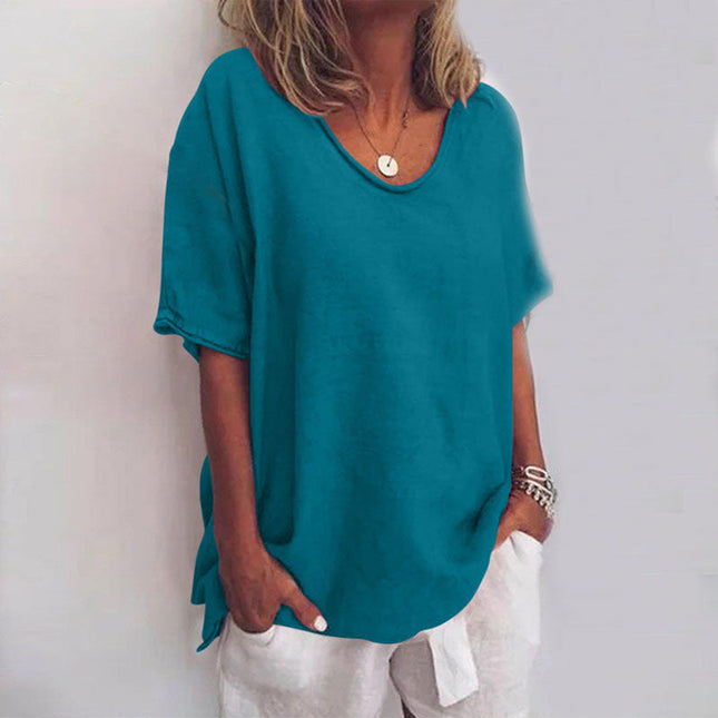 Women's Blouse | Scoop Neck Loose Fit