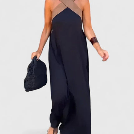 Evangeline| Elegant Crossback Dress